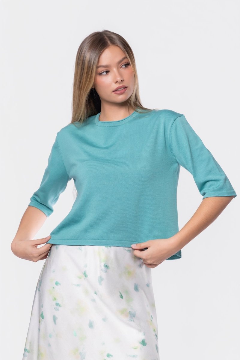 Jude Top (Light Teal Green)