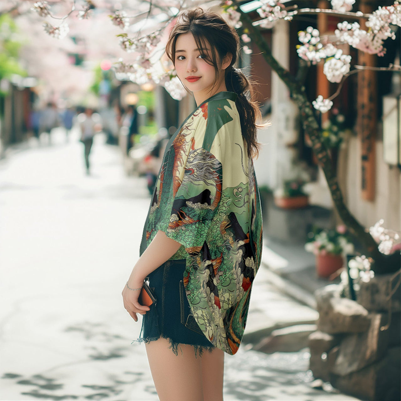 K32 Green Dragon Kimono