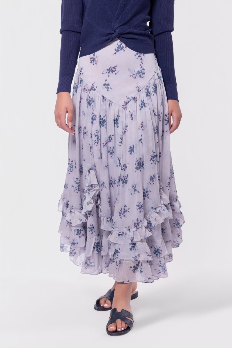 Kalina Skirt (Lavender/Teal)