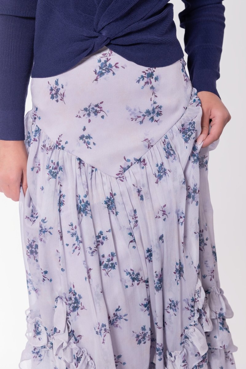 Kalina Skirt (Lavender/Teal)
