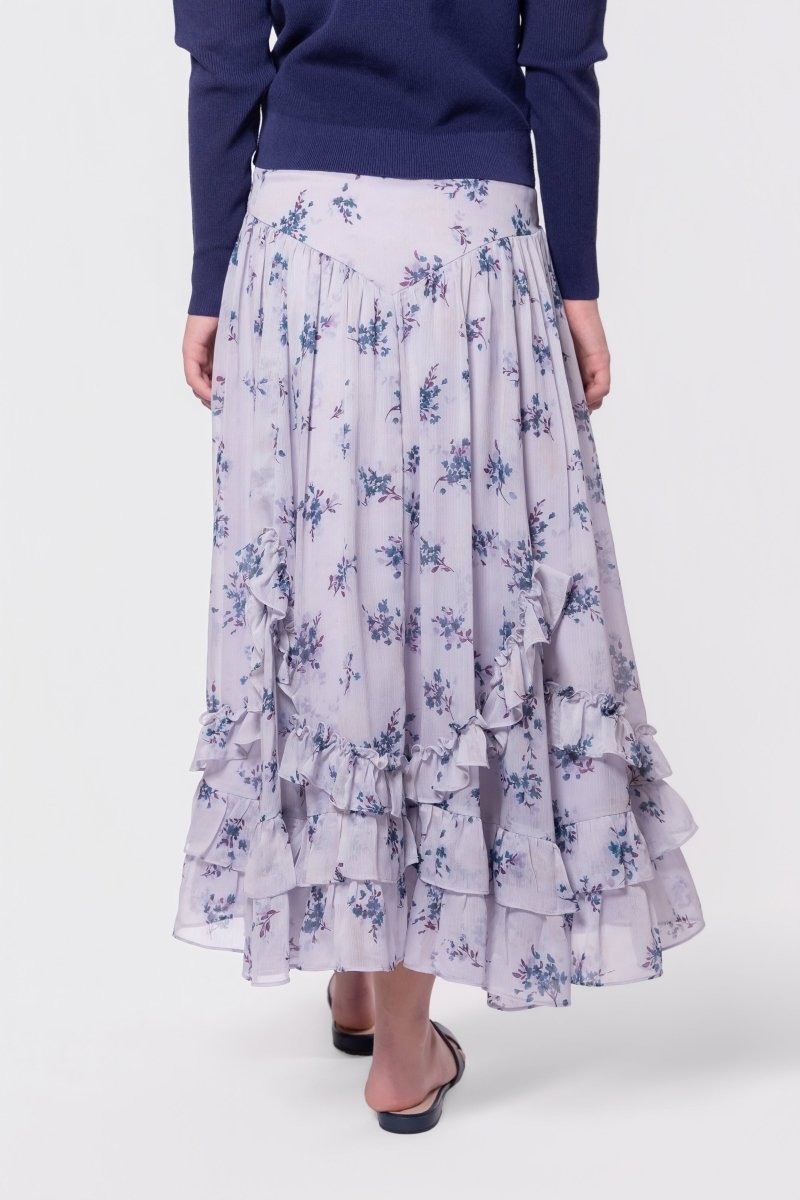 Kalina Skirt (Lavender/Teal)
