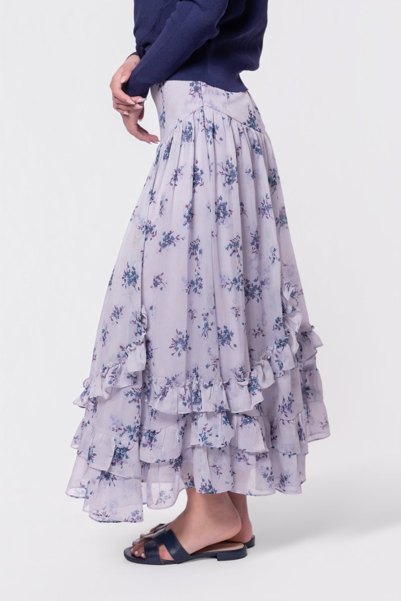 Kalina Skirt (Lavender/Teal)