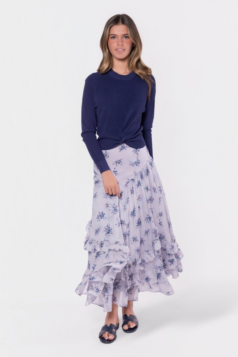 Kalina Skirt (Lavender/Teal)