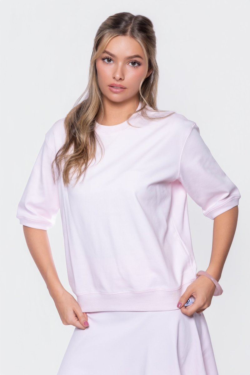 Karla Top Short Sleeve (Light Pink)