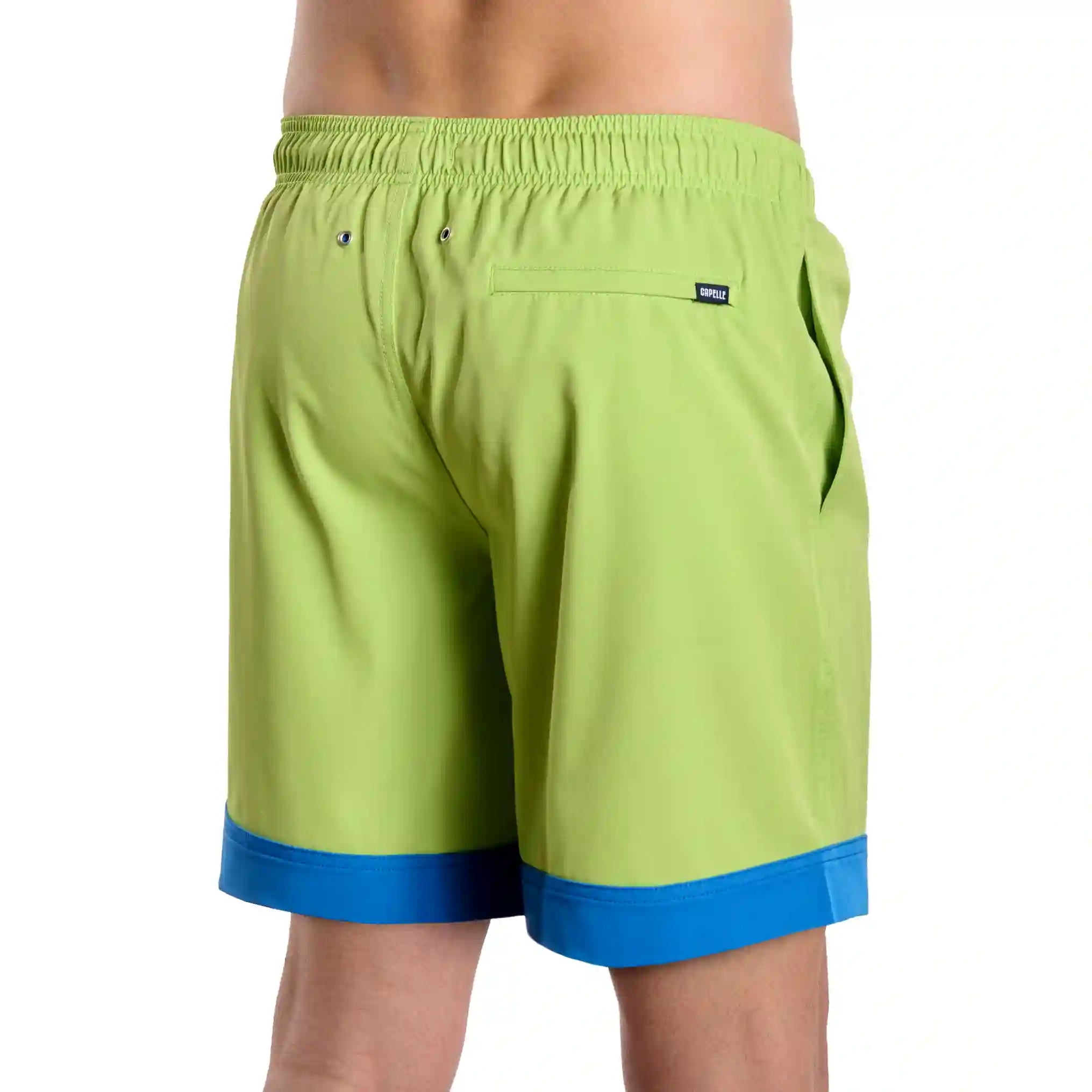 Men’s Premium Compression-Lined Hybrid Shorts – Key Lime
