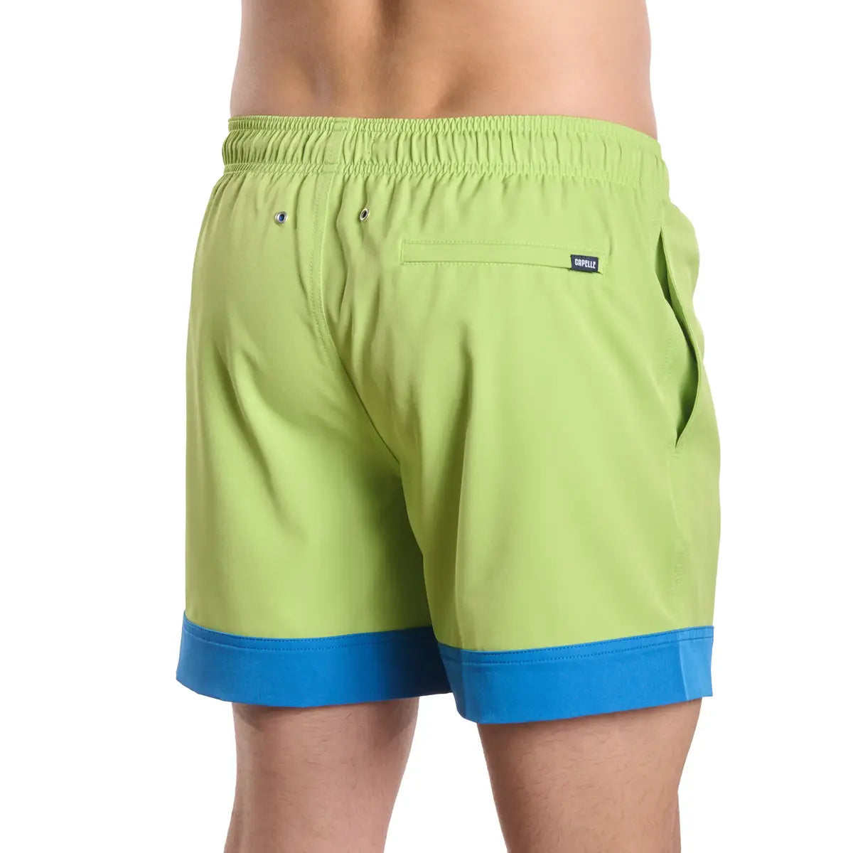 Men’s Premium Compression-Lined Hybrid Shorts – Key Lime