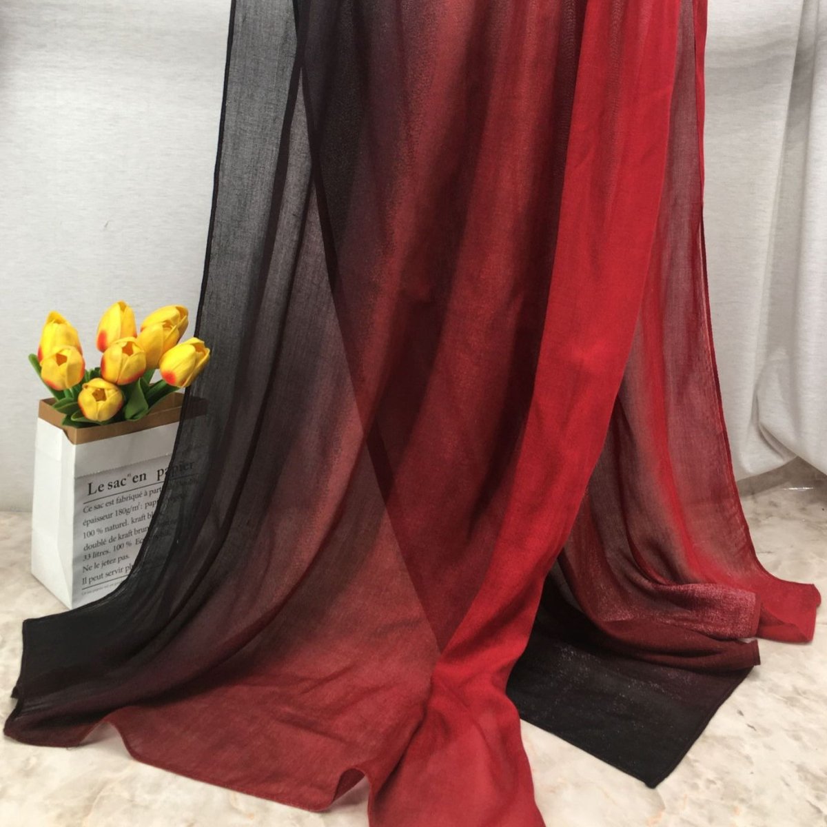 Lightweight Breathable Gradient Shawl Hijab (MH194)