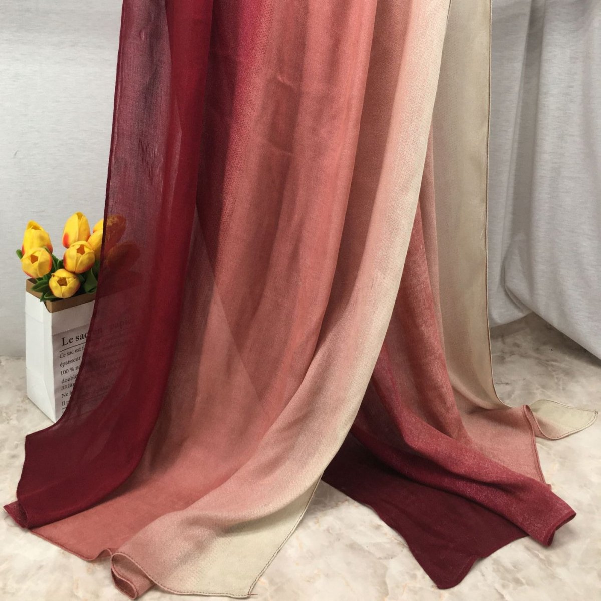 Lightweight Breathable Gradient Shawl Hijab (MH194)