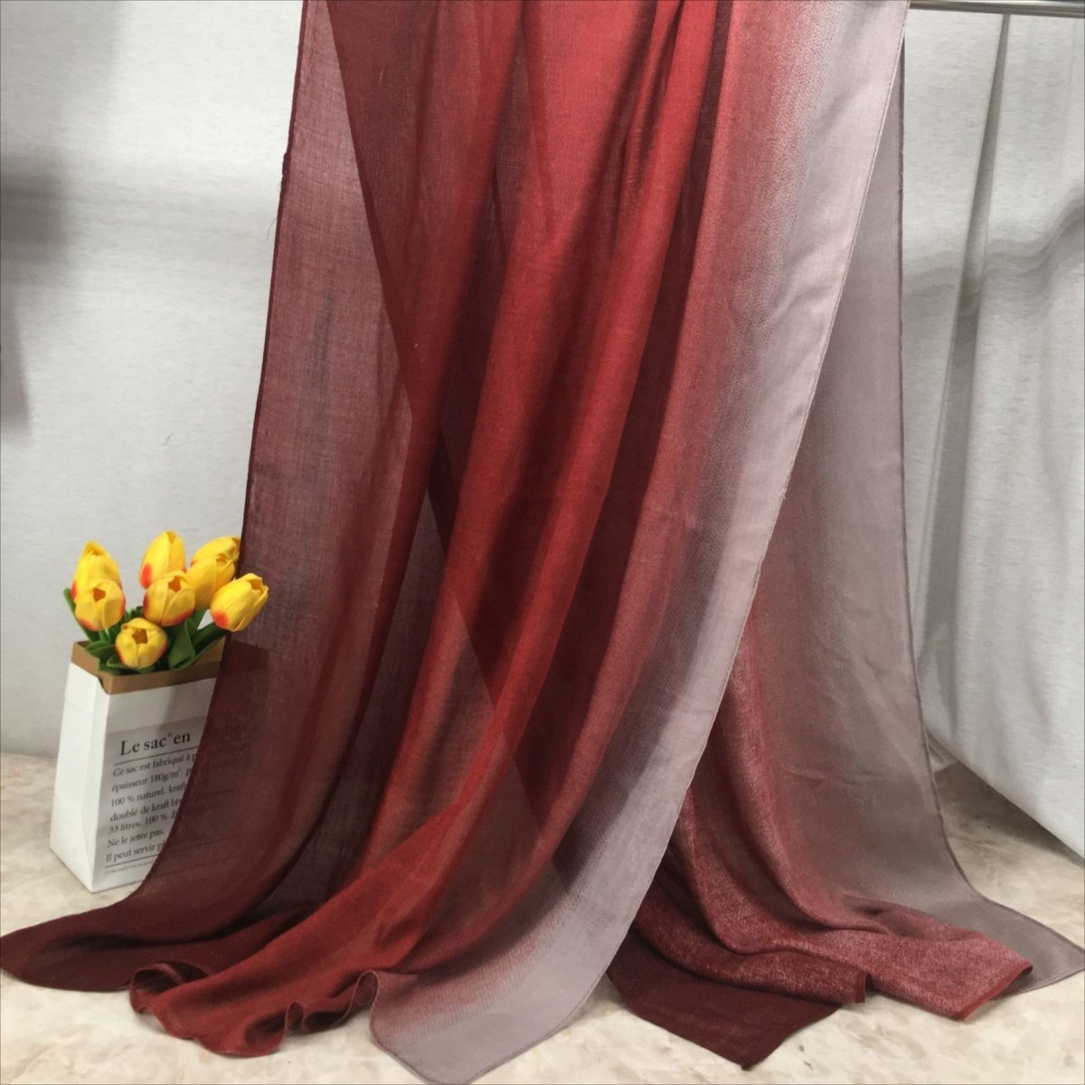 Lightweight Breathable Gradient Shawl Hijab (MH194)