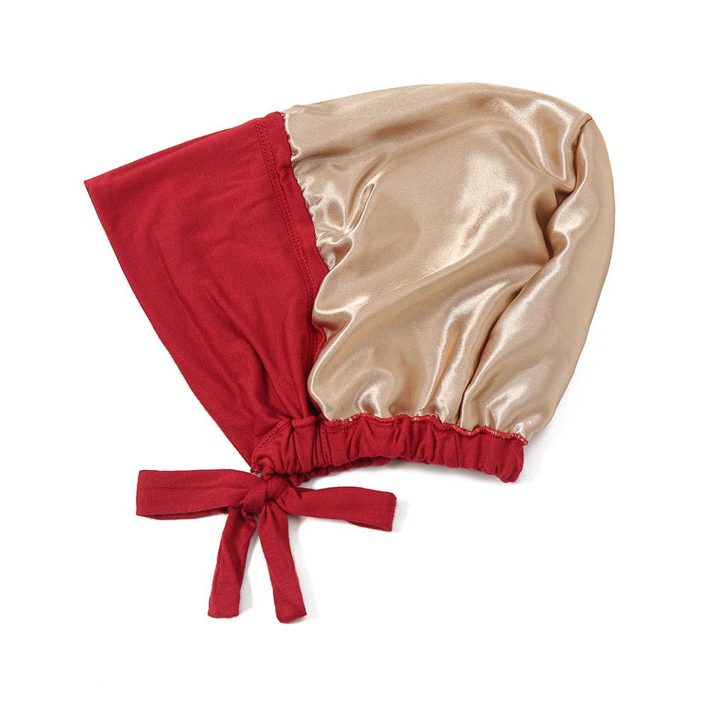 Lightweight Double Layered Satin-lined Undercap for Hijab - Comfortable and Breathable (MH023)