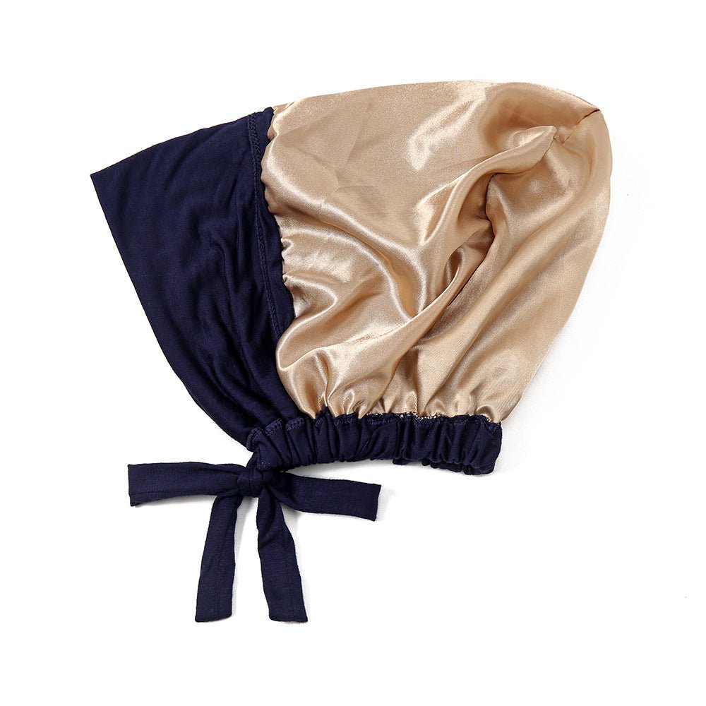 Lightweight Double Layered Satin-lined Undercap for Hijab - Comfortable and Breathable (MH023)