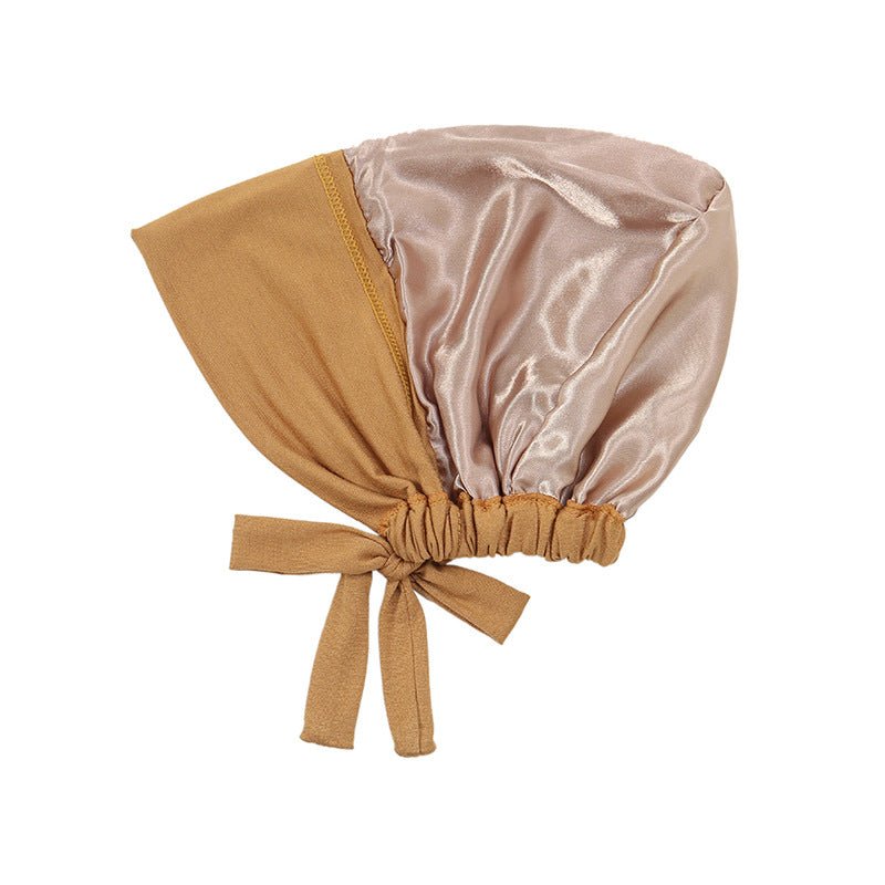 Lightweight Double Layered Satin-lined Undercap for Hijab - Comfortable and Breathable (MH023)