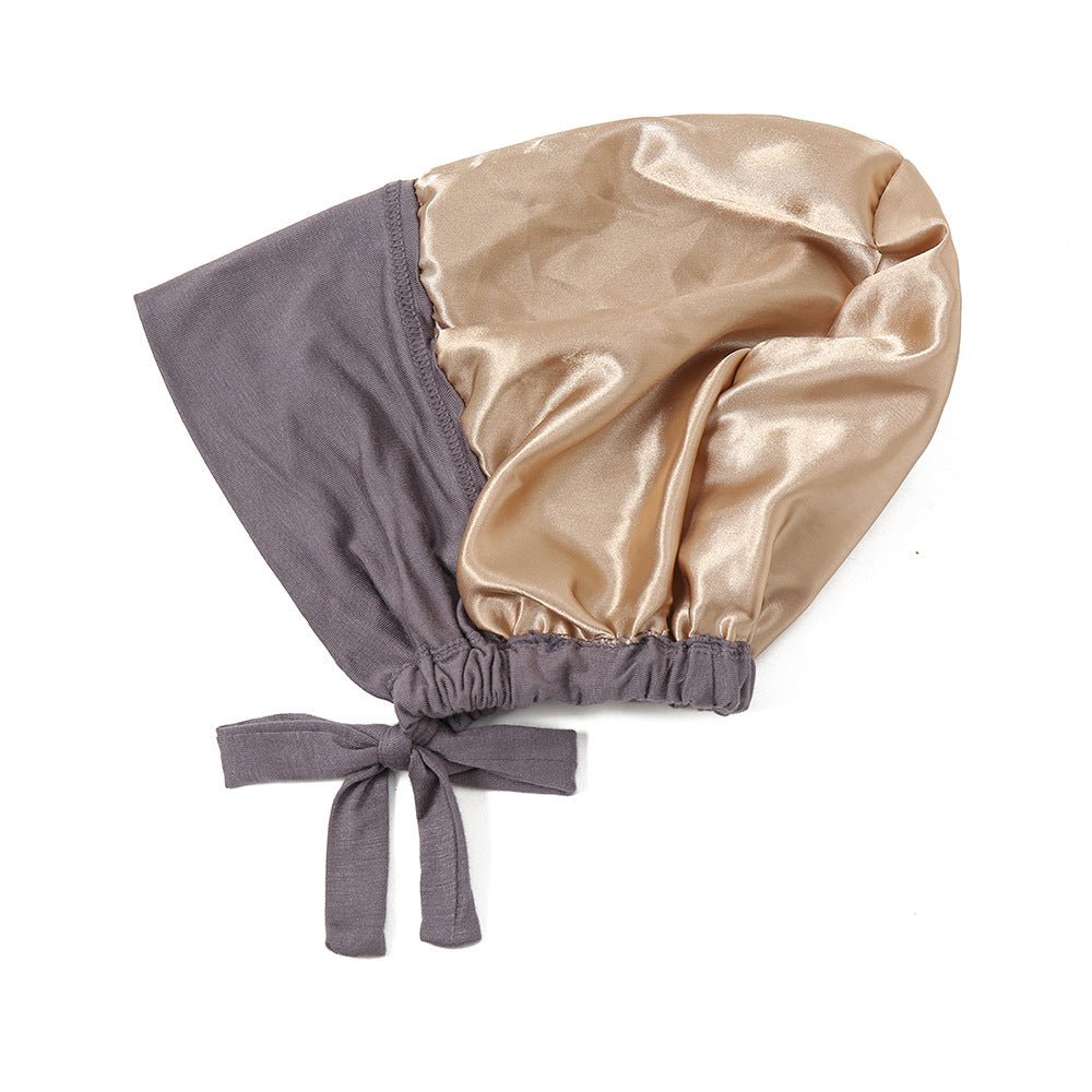 Lightweight Double Layered Satin-lined Undercap for Hijab - Comfortable and Breathable (MH023)