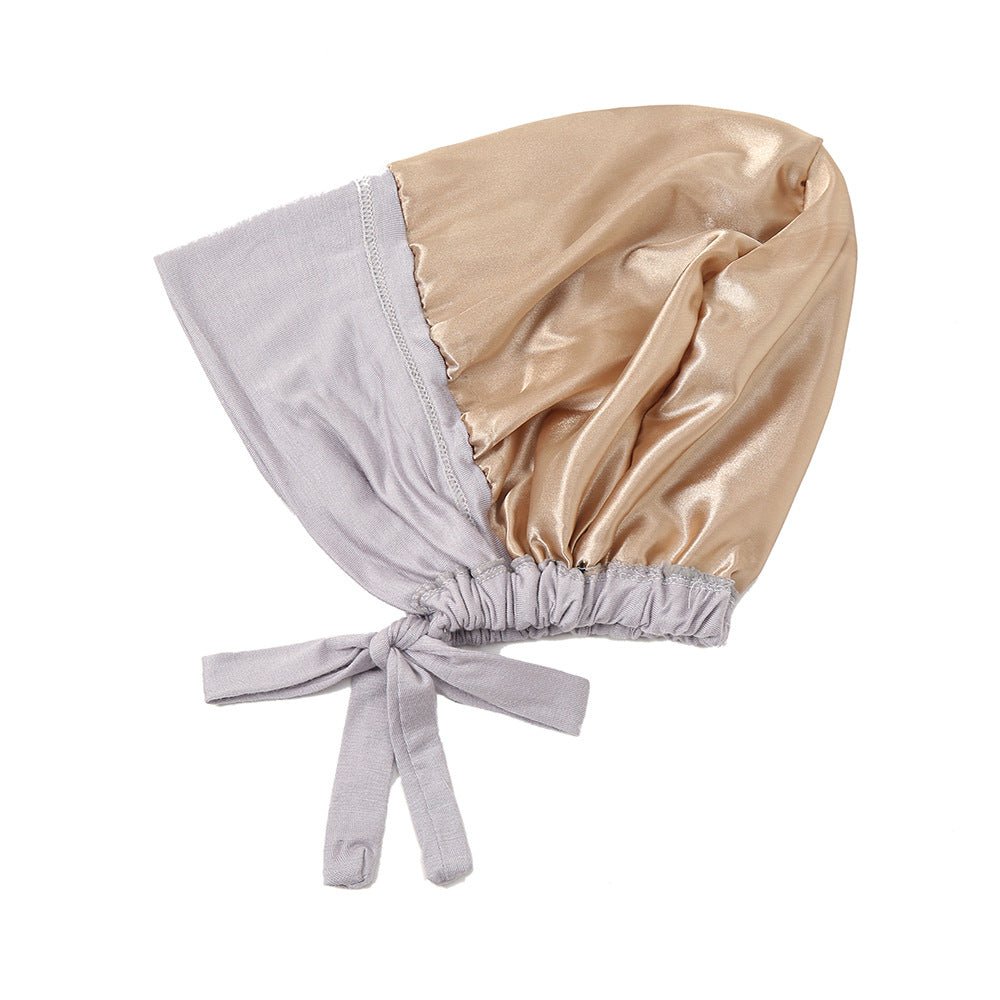 Lightweight Double Layered Satin-lined Undercap for Hijab - Comfortable and Breathable (MH023)