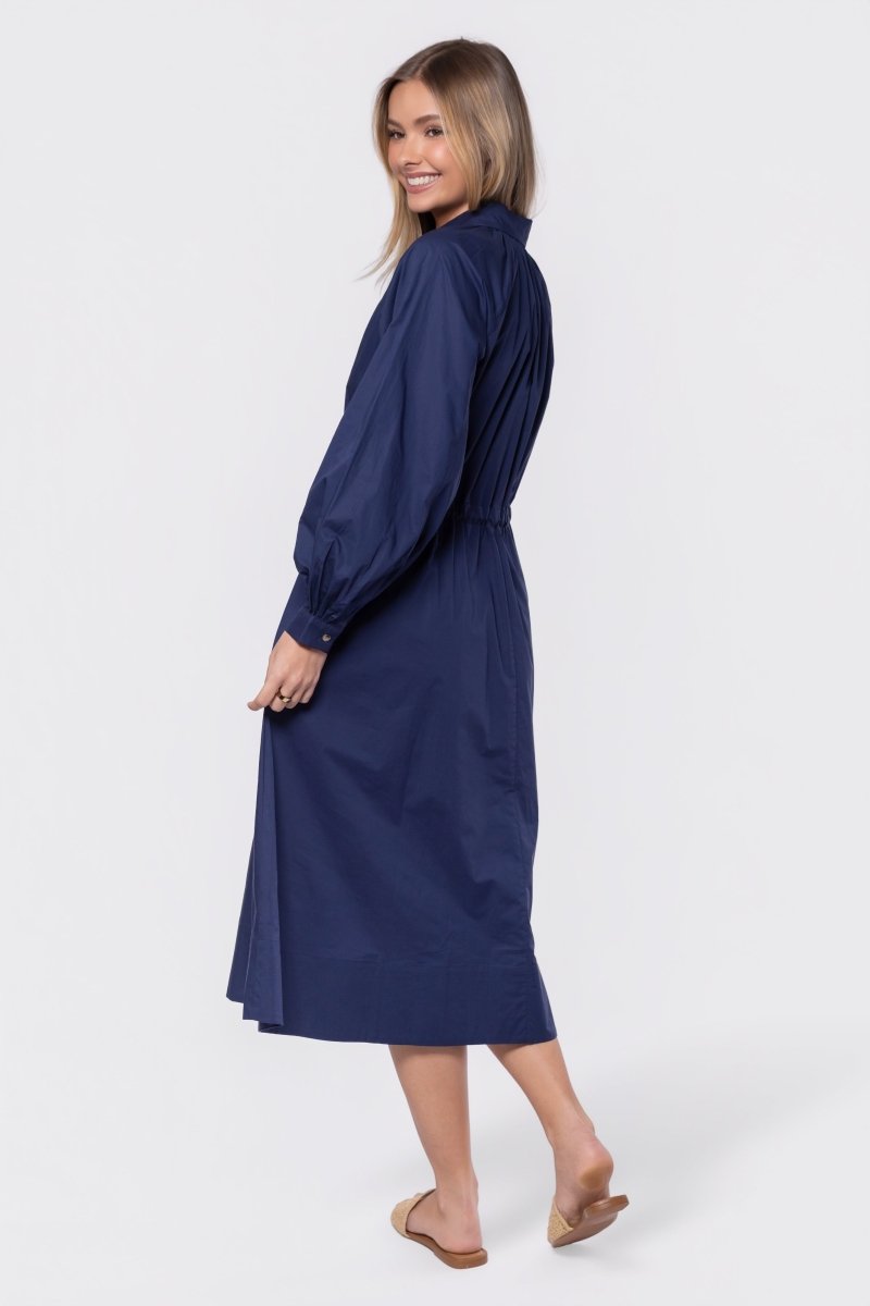 Linden Dress (Navy)