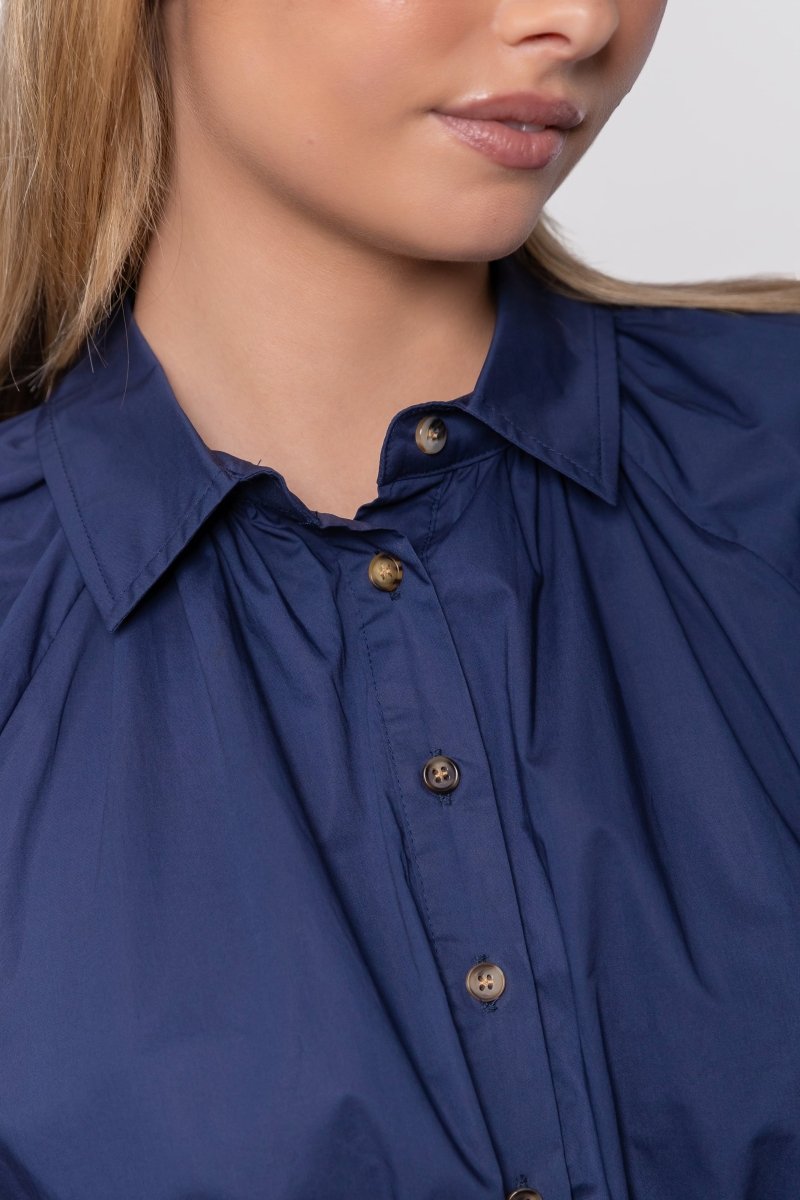 Linden Dress (Navy)
