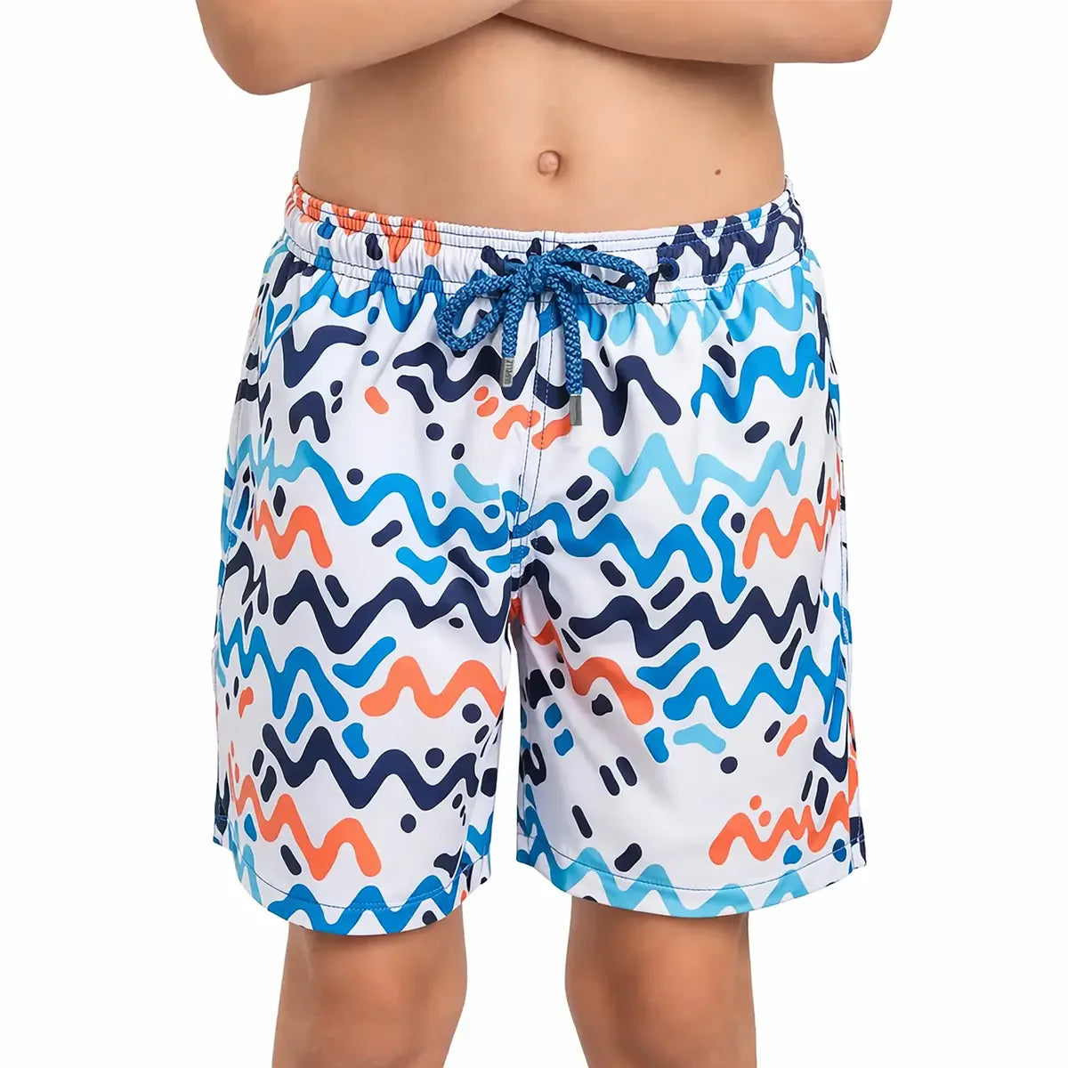 Boys Hybrid Swim & Play Shorts – Line Rush - Ocean and Sol