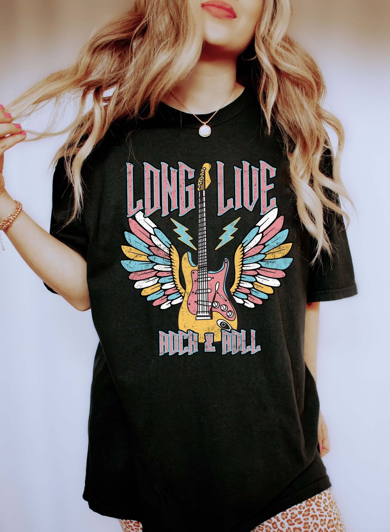 Long Live Rock And Roll Music Lover Deluxe Edition Limited Run Collector's Series Comfort Colors Tee