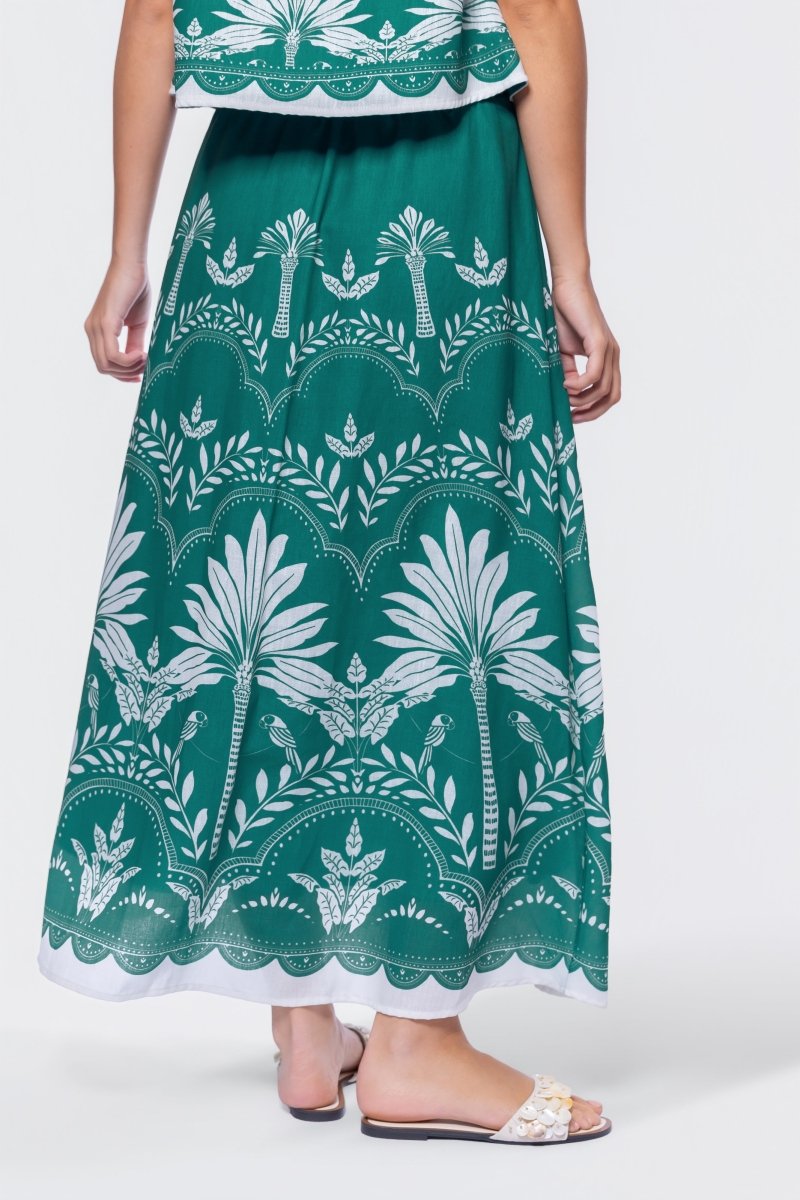 Lottie Skirt (Green White)
