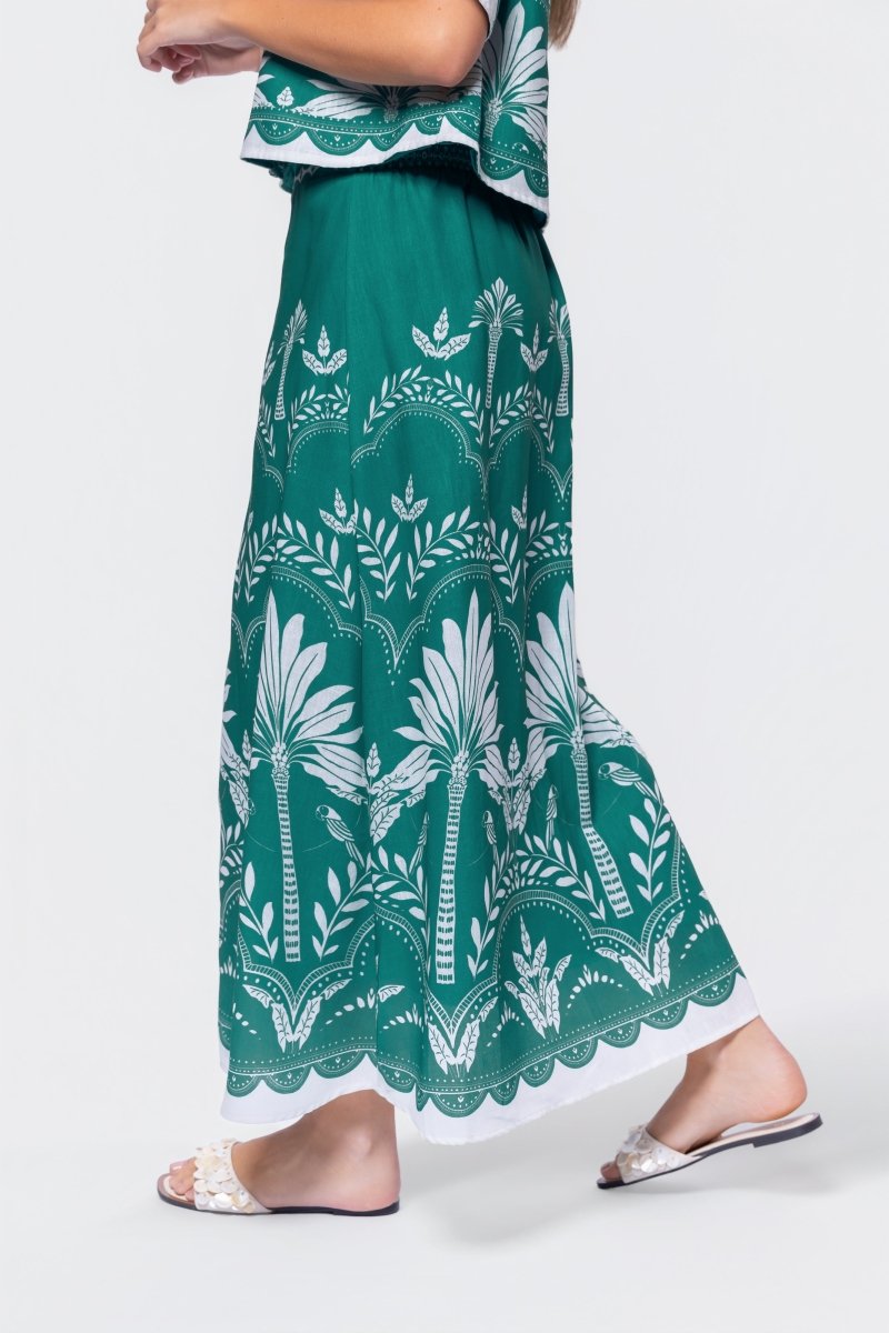 Lottie Skirt (Green White)