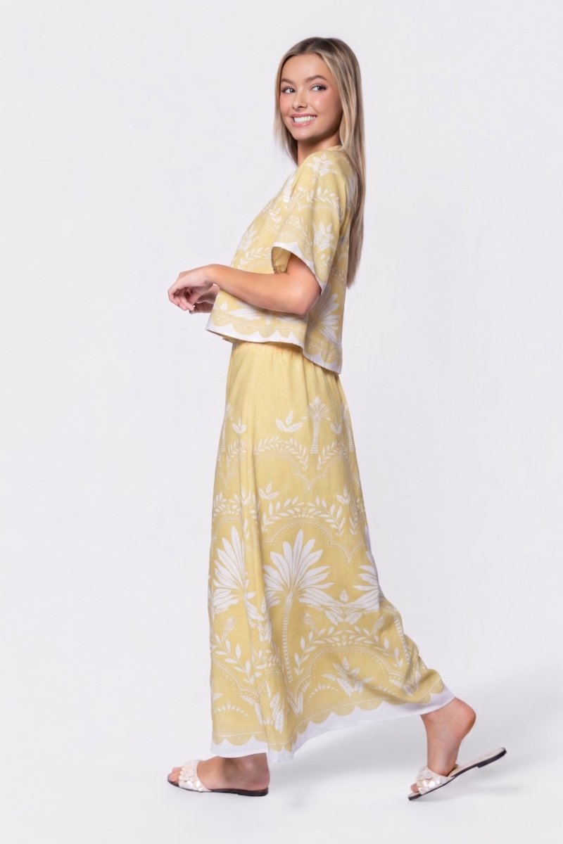 Lottie Top (Yellow White)