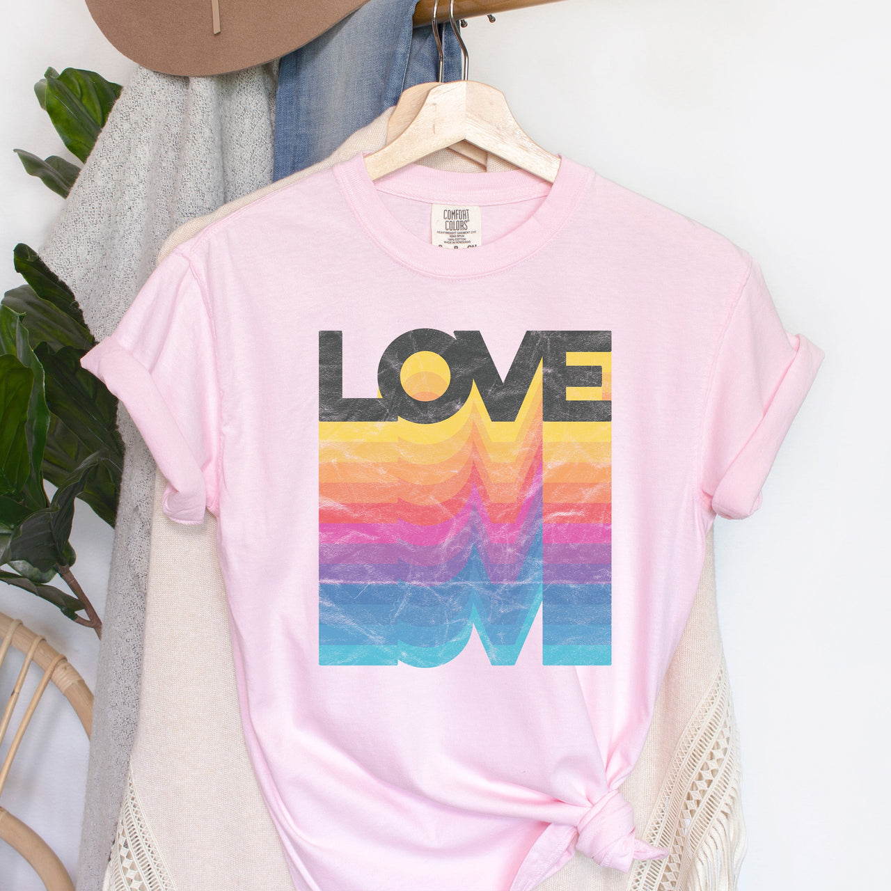 Love Colors Comfort Colors Tee