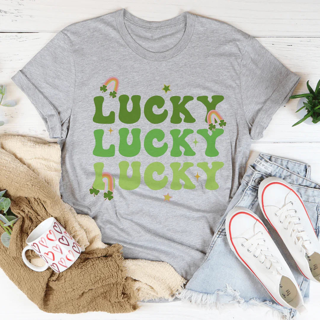 Lucky Retro Rainbow Tee