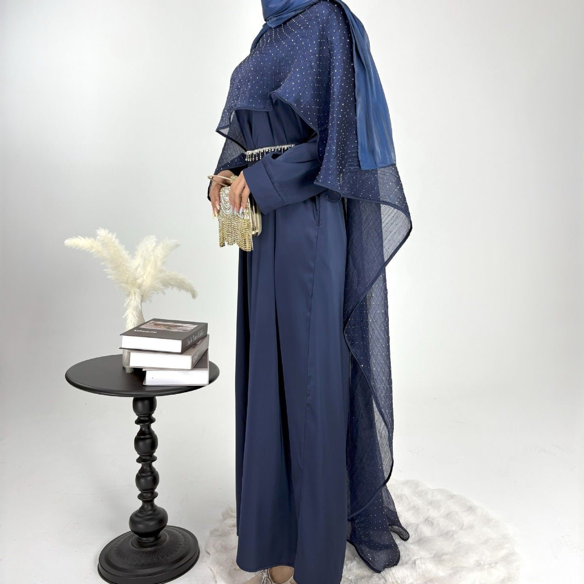 Luminous Modest Robe Collection | Elegant Cloak Suit Dresses (MA252)