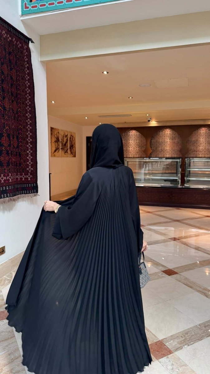 Luxury Pleated Open Abaya Collection (MOA199)