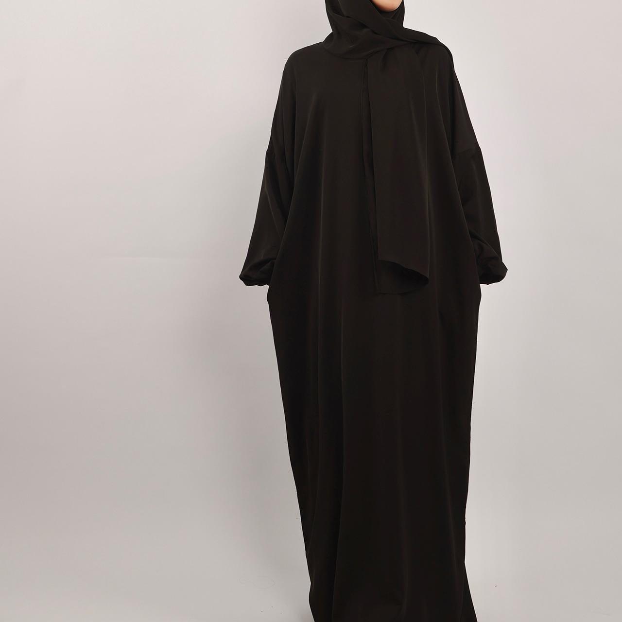 Hijab Attached Hoodie Abaya (MA001)