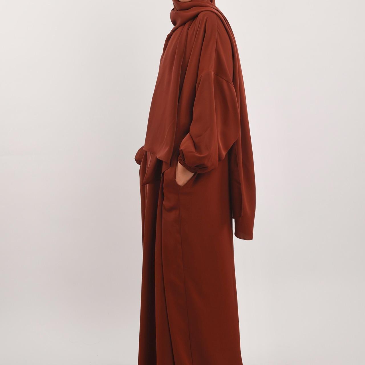 Hijab Attached Hoodie Abaya (MA001)