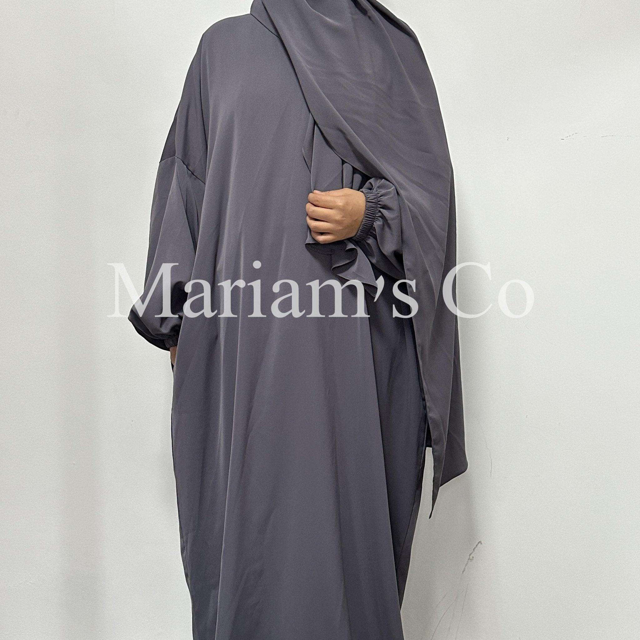 Hijab Attached Hoodie Abaya (MA001)