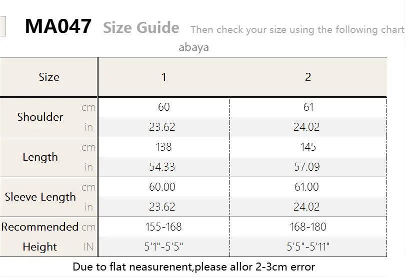 Batwing Sleeve Fringe Party Abaya (MA047)