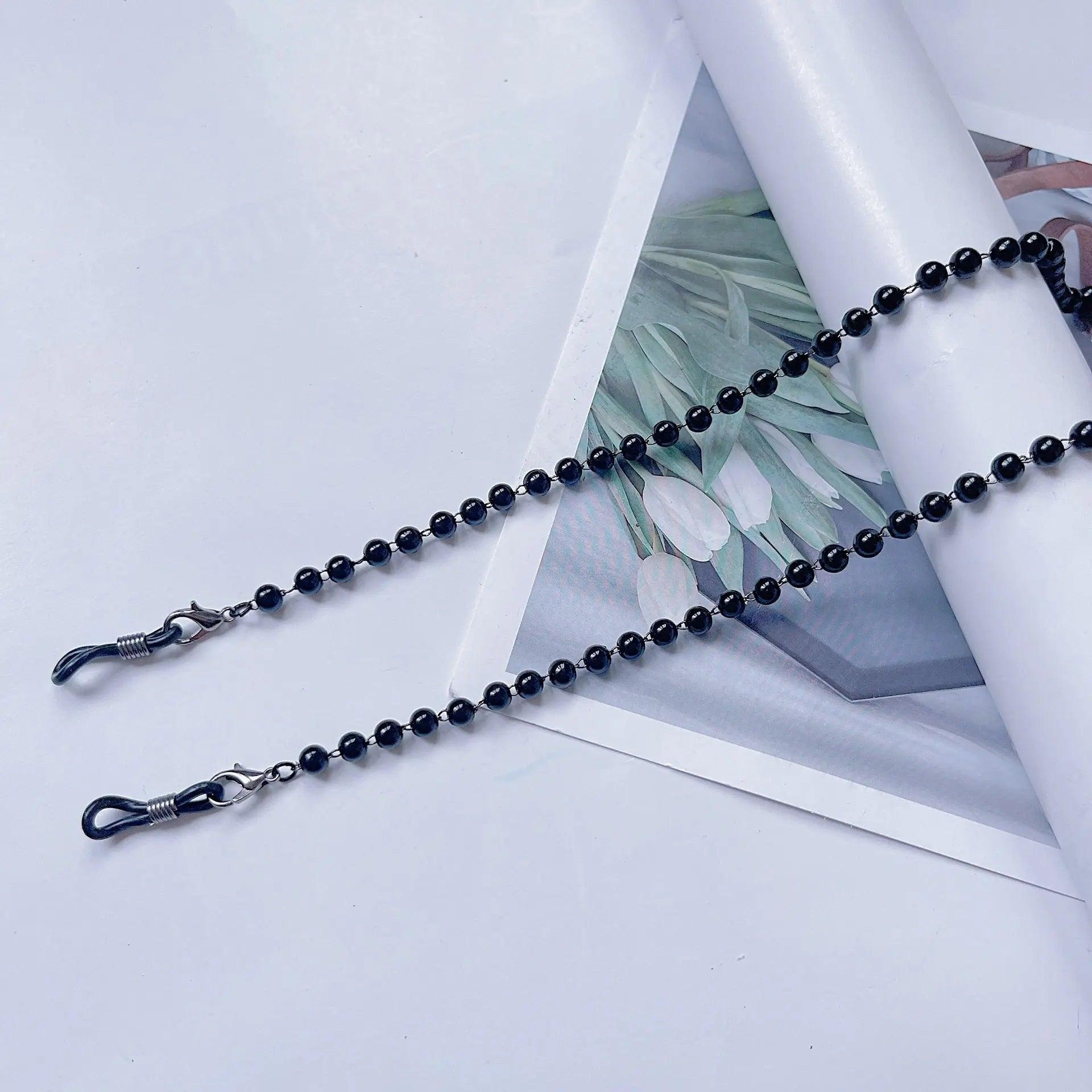 MAC006 Muslim hijab Mask Chain,Fashion Glasses Chain, pearl mask chain