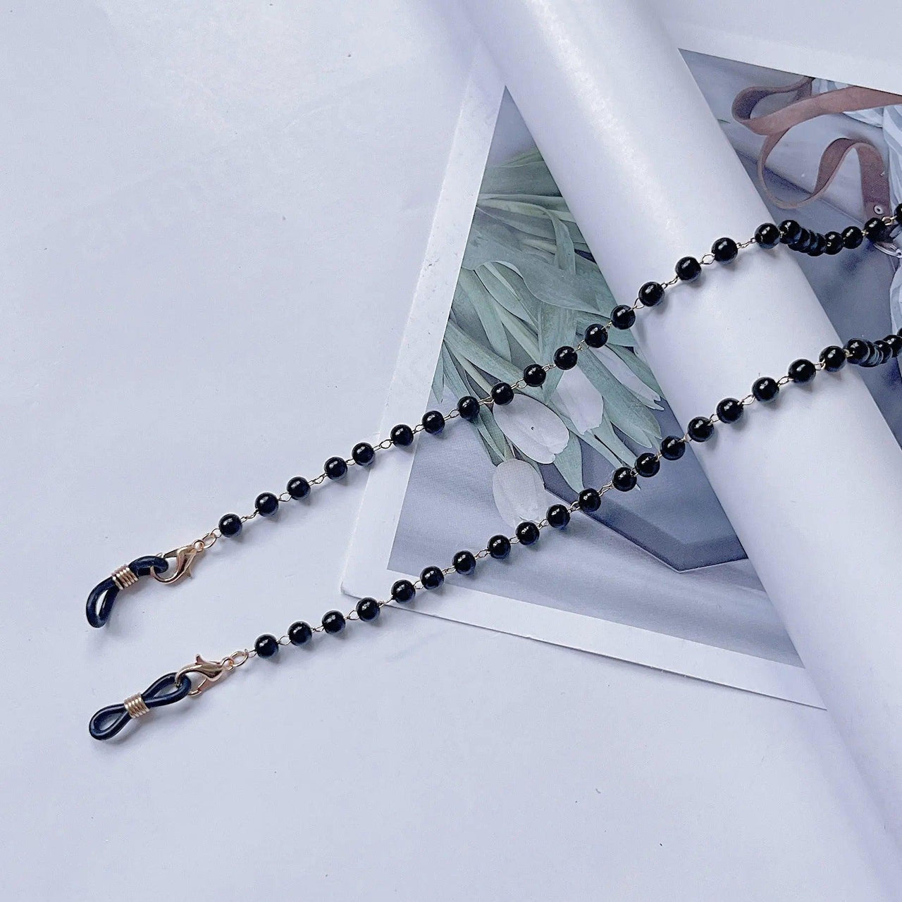 MAC006 Muslim hijab Mask Chain,Fashion Glasses Chain, pearl mask chain