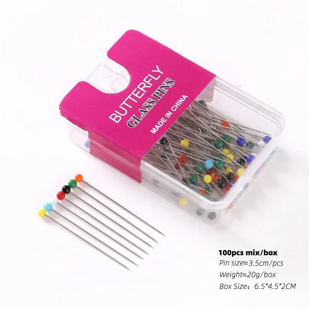 Hijab Pins, Scarf Pins For Hijabs, 100 Pcs per box (MAC018)