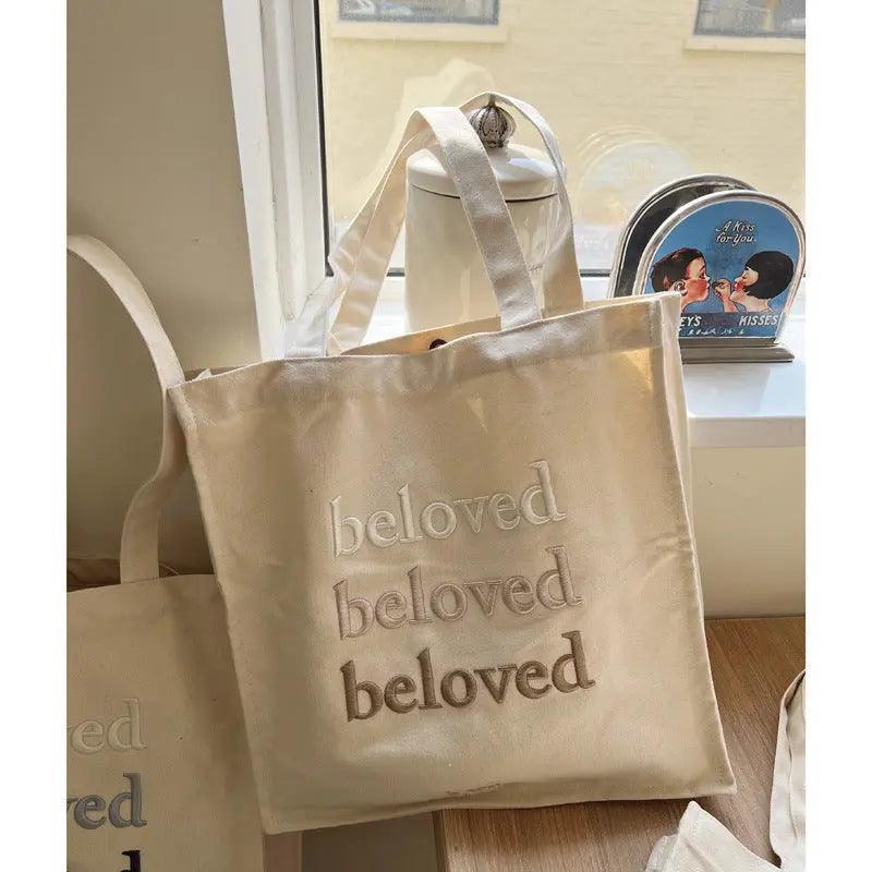 Embroidered Tote Canva Bag (MAC024)