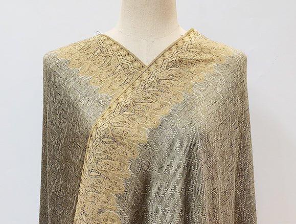 MAC044 Bohemian Style Multicolor Retro Jacquard Cashew Long Tassel Scarf