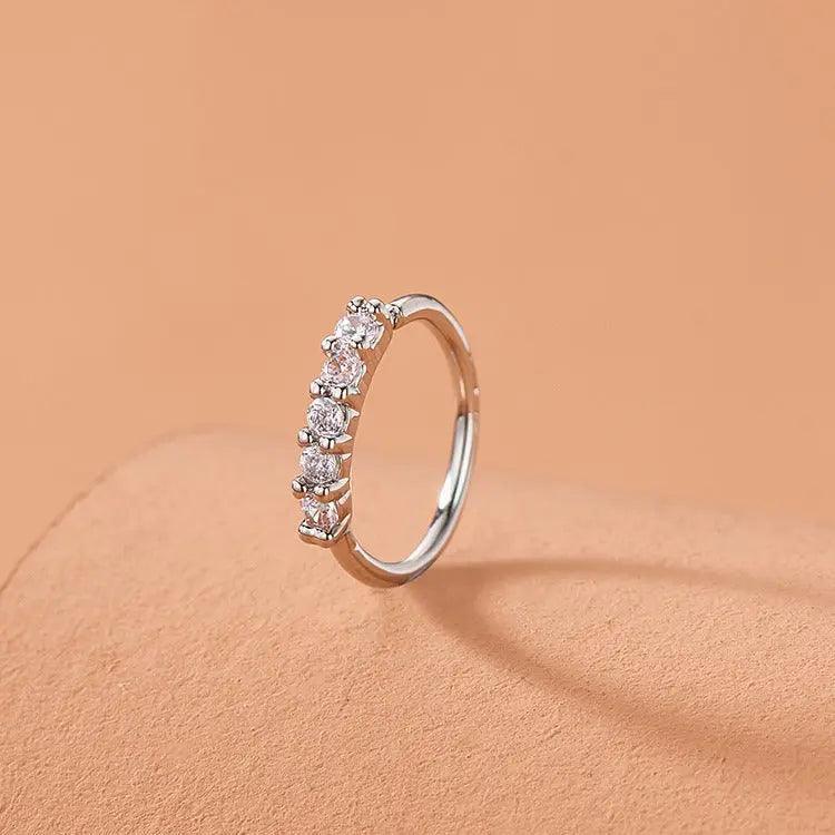 MAC066 Minimalist Openable Helix Hoop Nose Ring