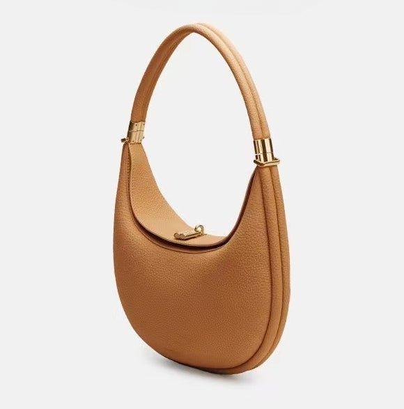Fashionable And Changeable Cowhide Moon Bag (MAC069)