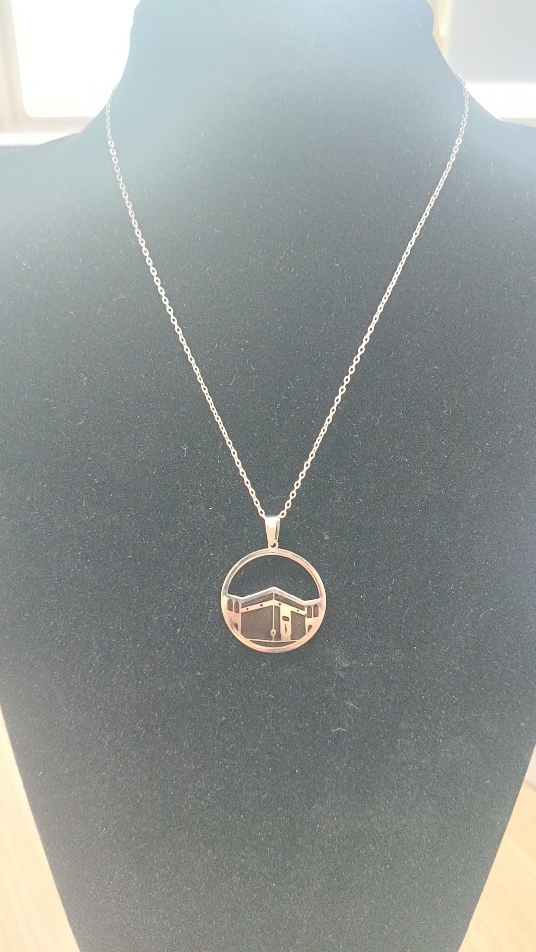 MAC111 Stainless Steel Masjid Pattern Necklace