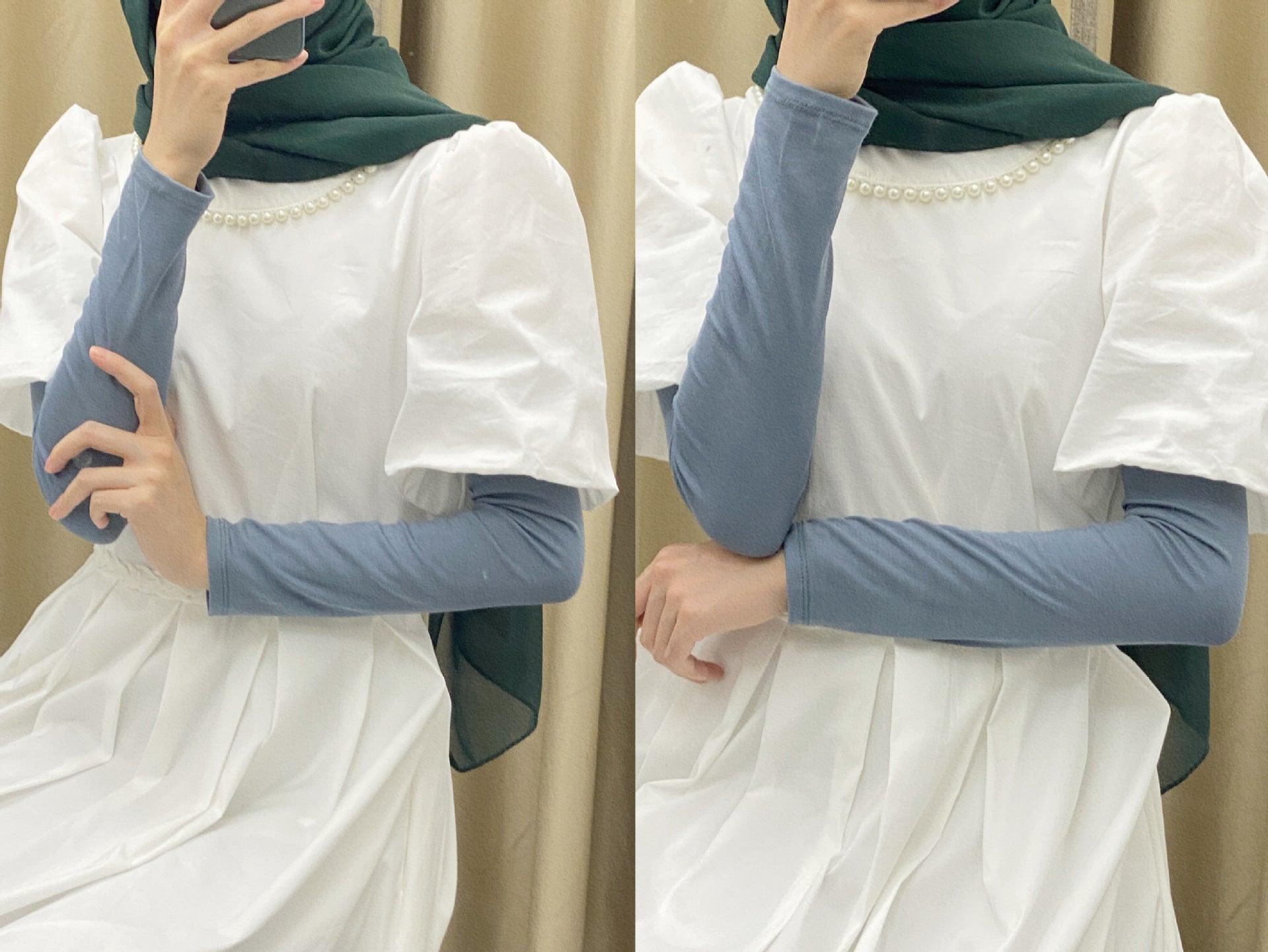 Solid Color Cotton Stretch Ice Sleeves(MAC120)