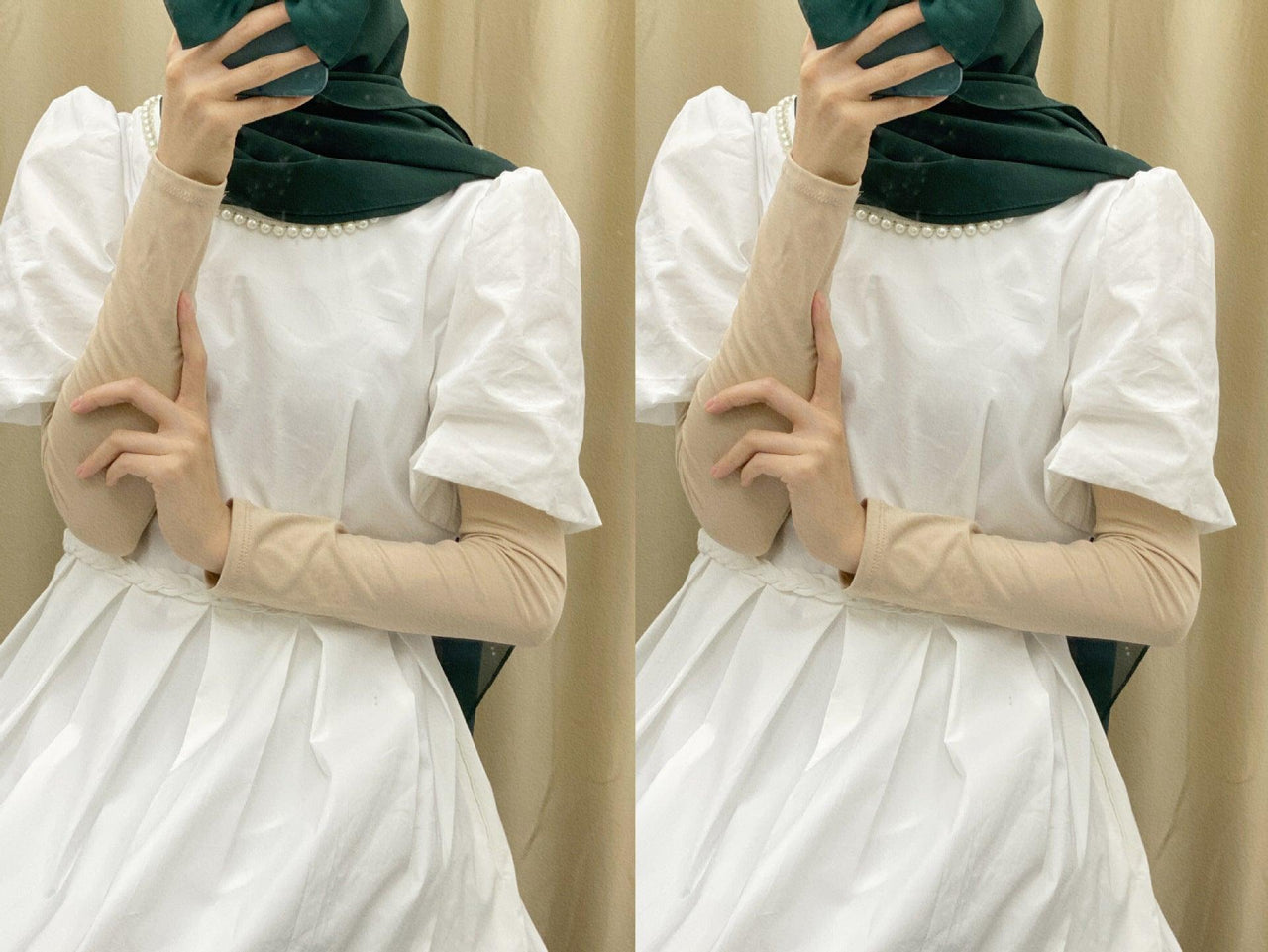Solid Color Cotton Stretch Ice Sleeves(MAC120)