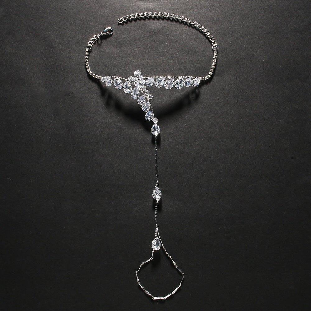 MAC131  Water Drop Zircon High-end Bracelet