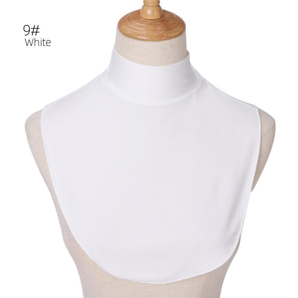 Solid Color Cotton Fake Collar Bottoming Collar(MAC144)