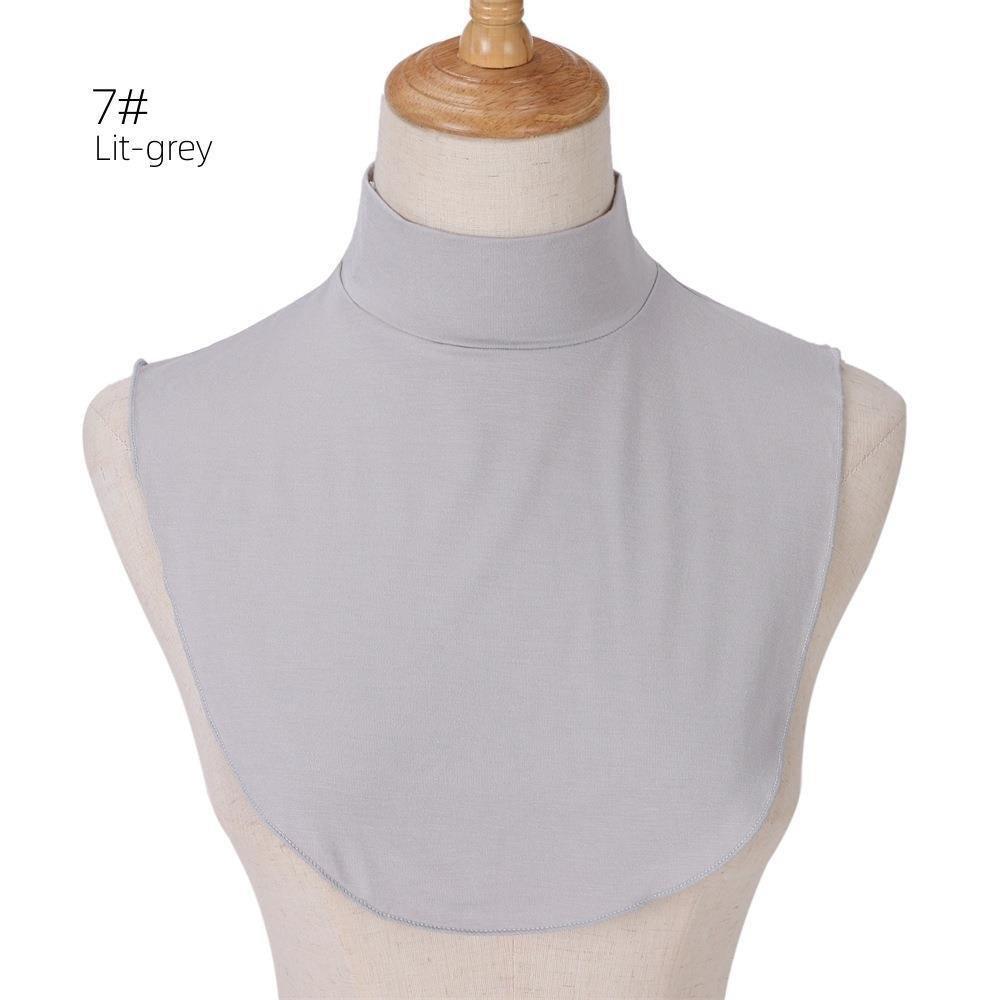 Solid Color Cotton Fake Collar Bottoming Collar(MAC144)