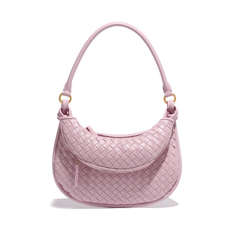 MAC177 Fashionable And Versatile Retro Woven High-end Shoulder Armpit Bag
