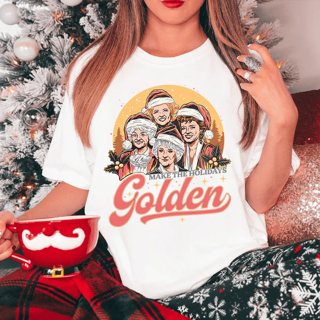 Make The Holidays Golden Tee