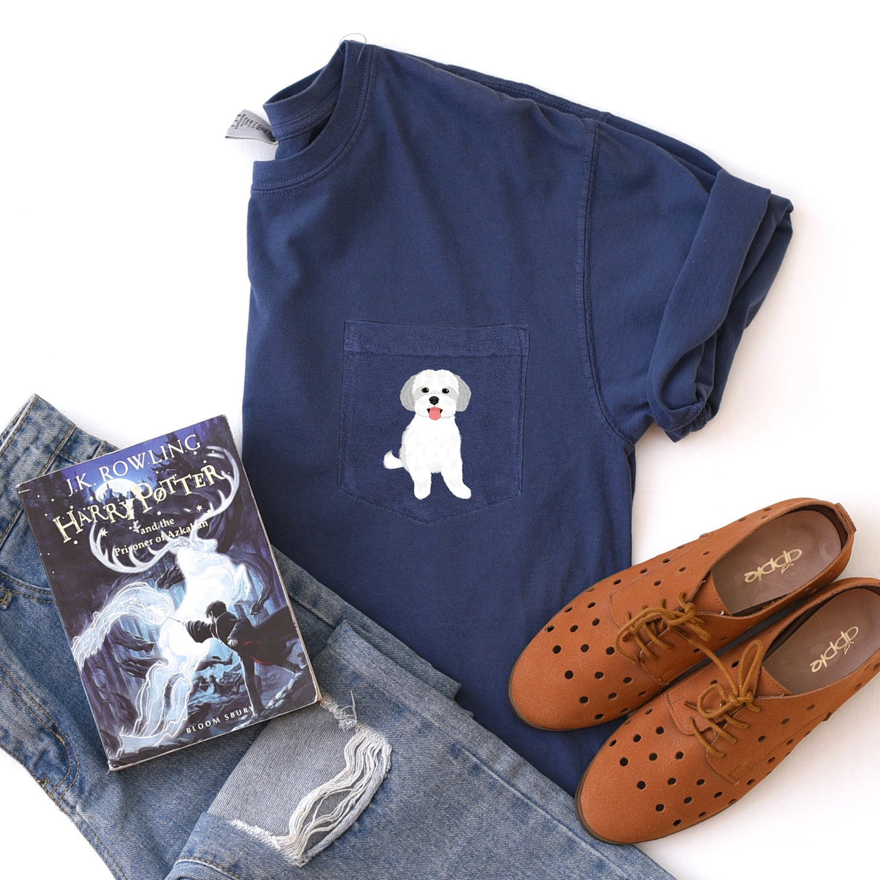 Dog Lover Pocket Breed Lover Collection Featuring Dozens Of Breeds Comfort Colors Tee