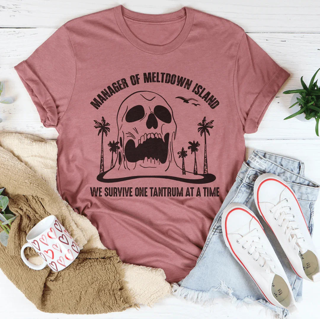 Manager Of Meltdown Island Tee